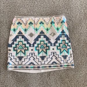 Express Sequin Skirt